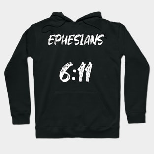 Ephesians 6:11 Bible Verse Text Hoodie